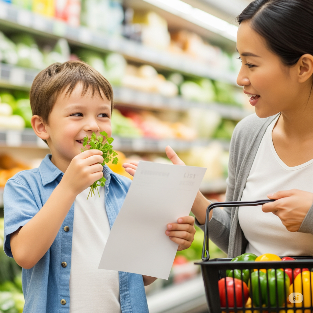 Mandarin grocery scavenger hunt learning item names in Chinese