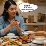 a useful Chinese phrase for parents during dinner time