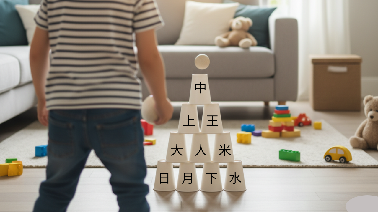 the feature image of Chinese literacy activities which make kids enjoy Mandarin learning at home