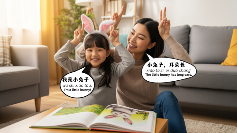 the strategy of Mandarin reading time is making reading interactive