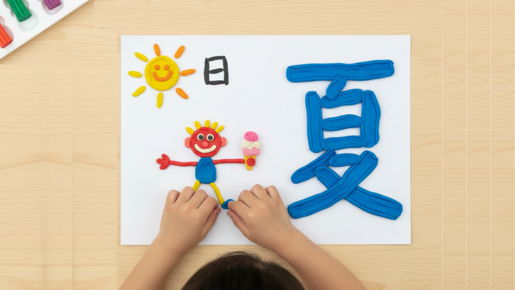 how to introduce Chinese characters without pressure via play-based ways