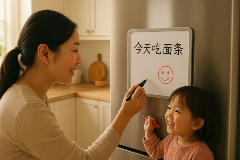 creating a bilingual home with just a few simple systems